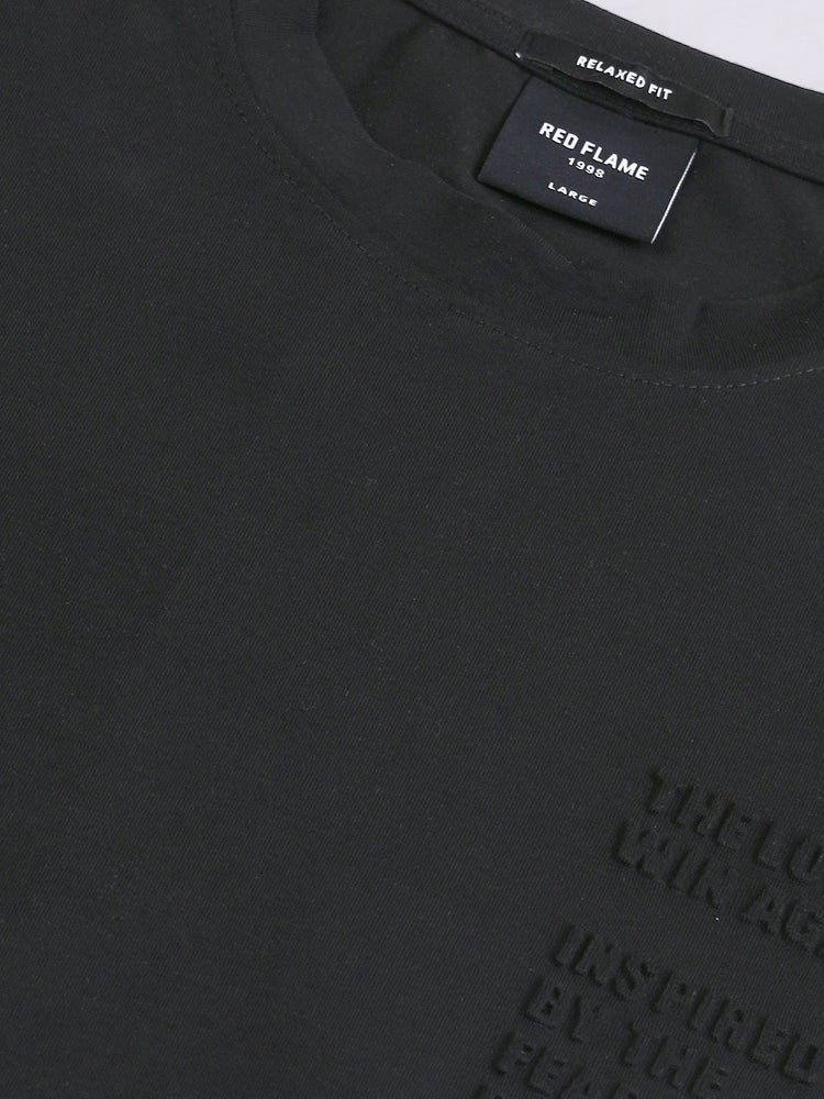 Relaxed Fit Embossed T-Shirt