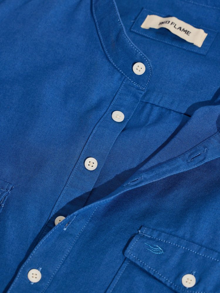 Blue Double Pocket Kurta