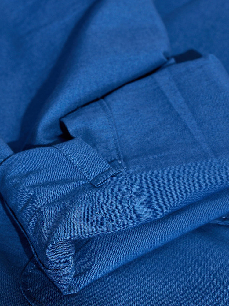 Blue Double Pocket Kurta