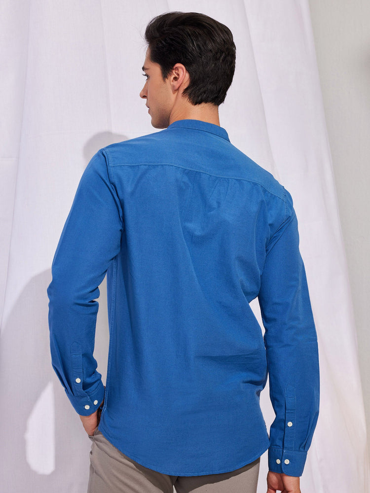 Blue Double Pocket Kurta