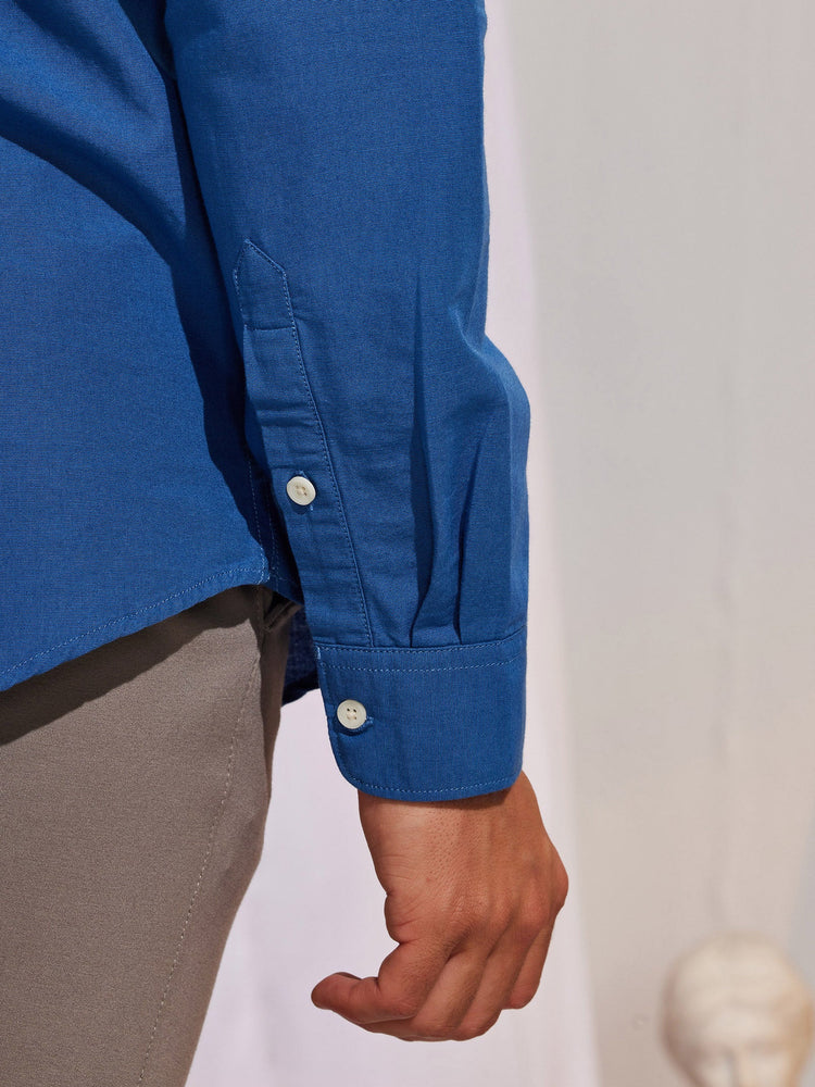 Blue Double Pocket Kurta