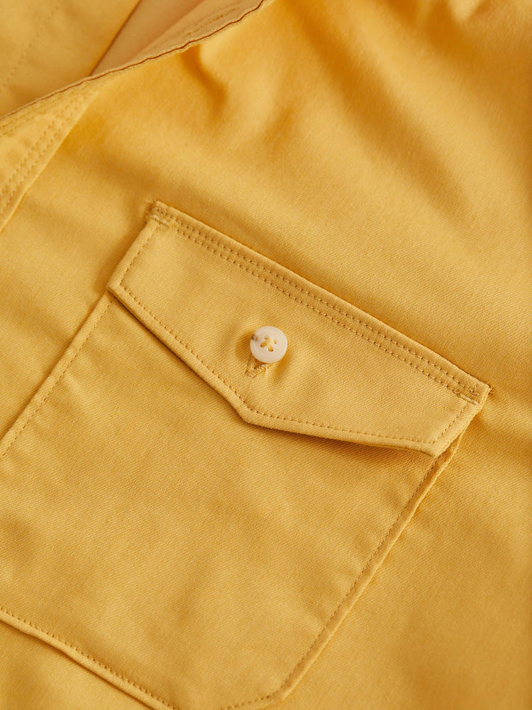 Yellow Power Stretch Cargo Shirt