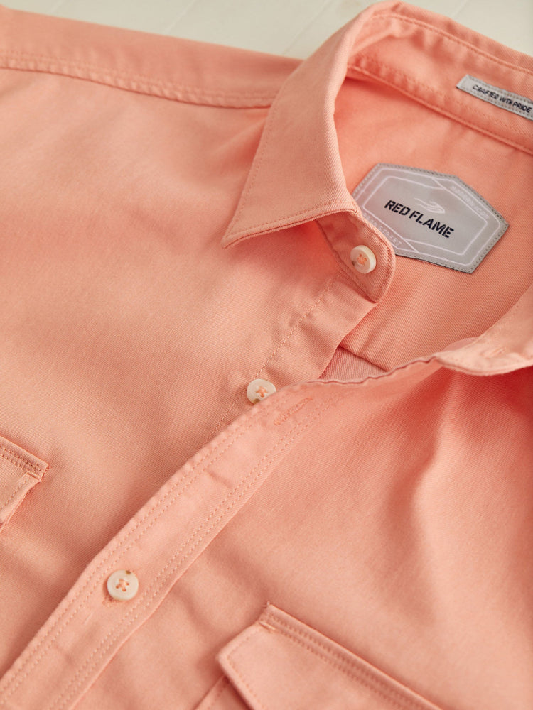 Pink Power Stretch Cargo Shirt