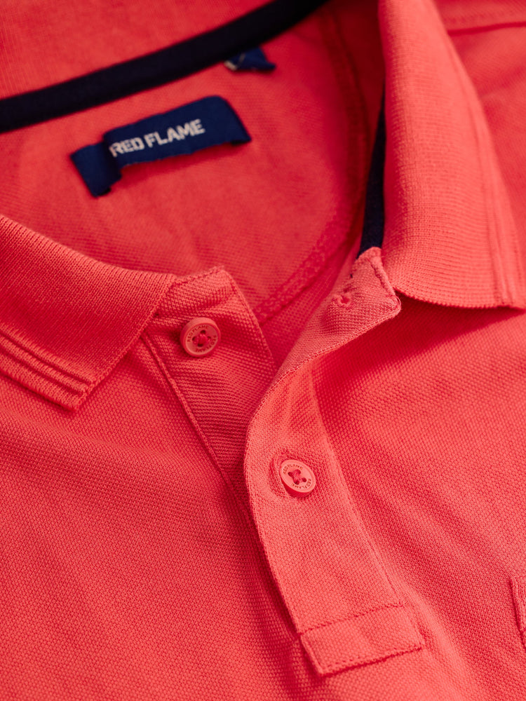 Dark Pink Regular Fit Pure Cotton Polo T-Shirt