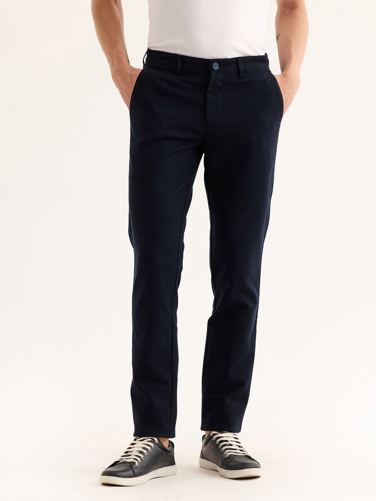 Navy Stretch Slim Fit Trouser