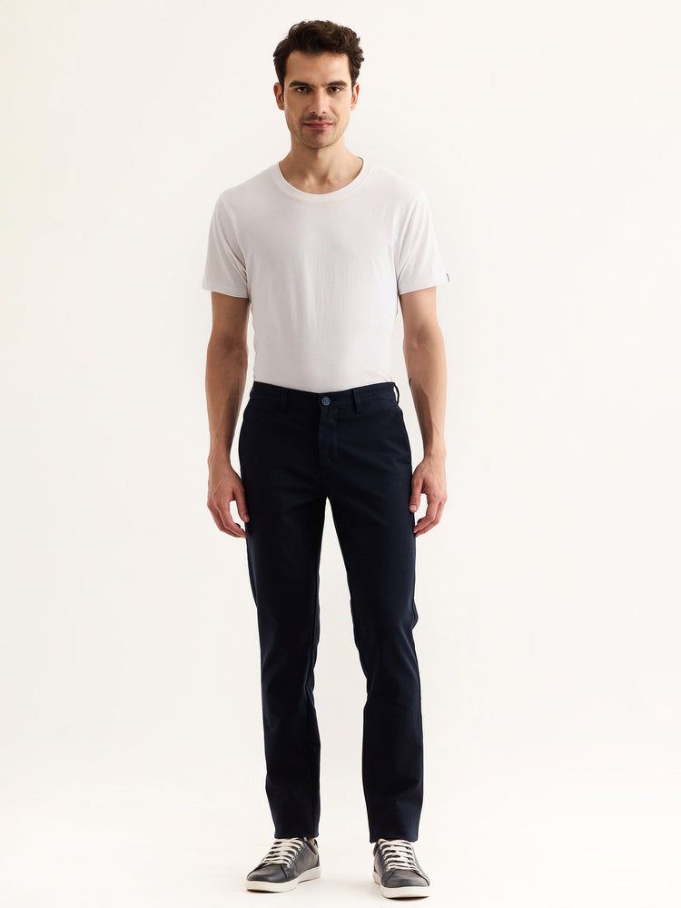 Navy Stretch Slim Fit Trouser