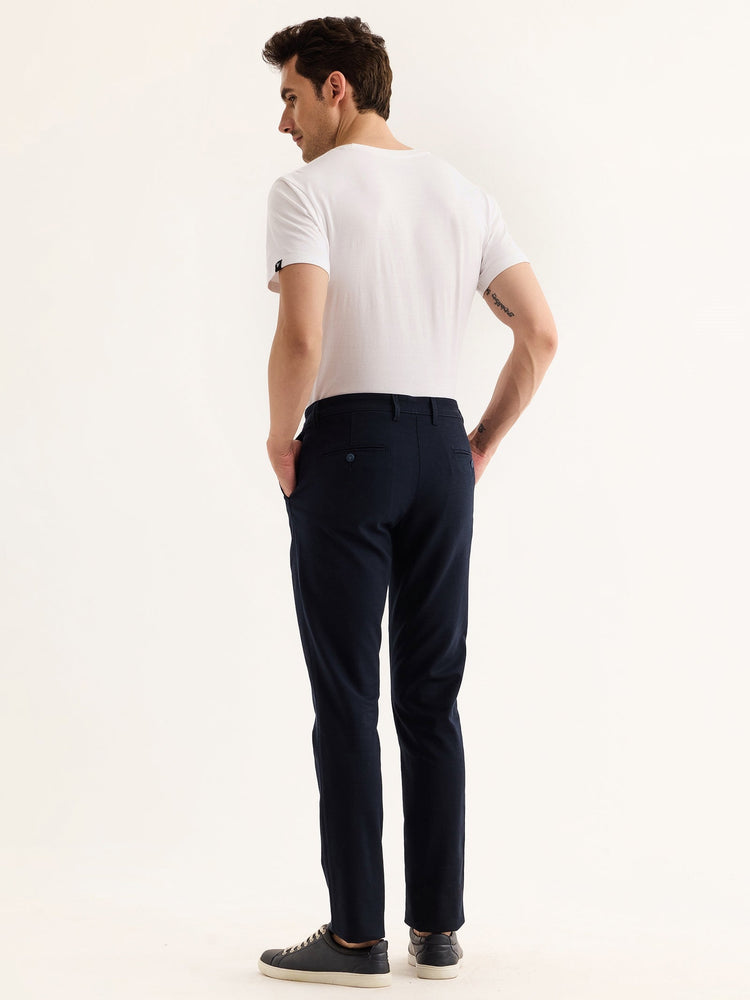 Navy Stretch Slim Fit Trouser