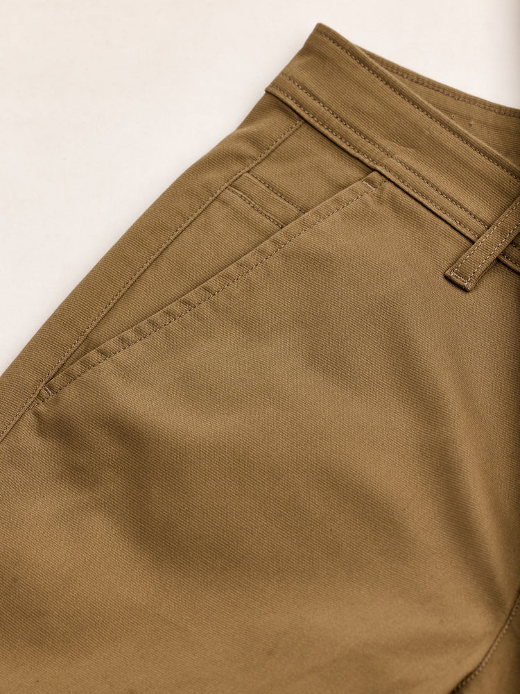 Khaki Stretch Slim Fit Trouser
