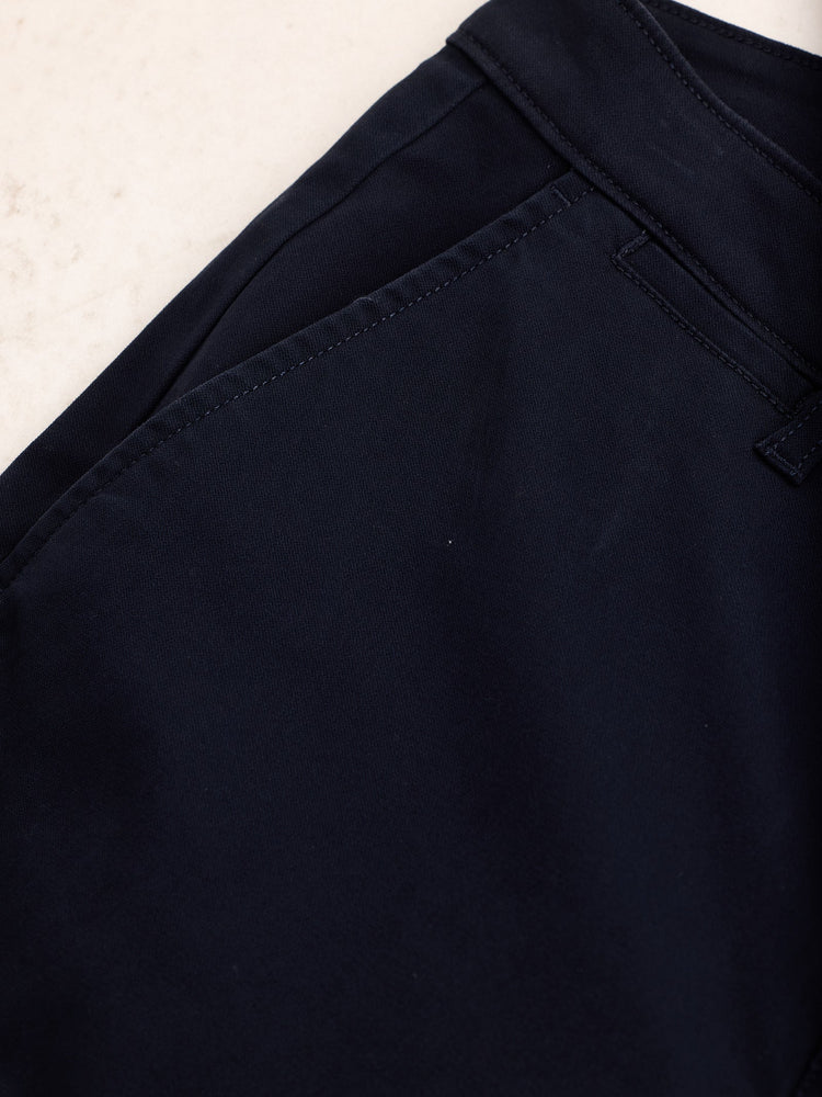 Navy Stretch Relax Fit Trouser