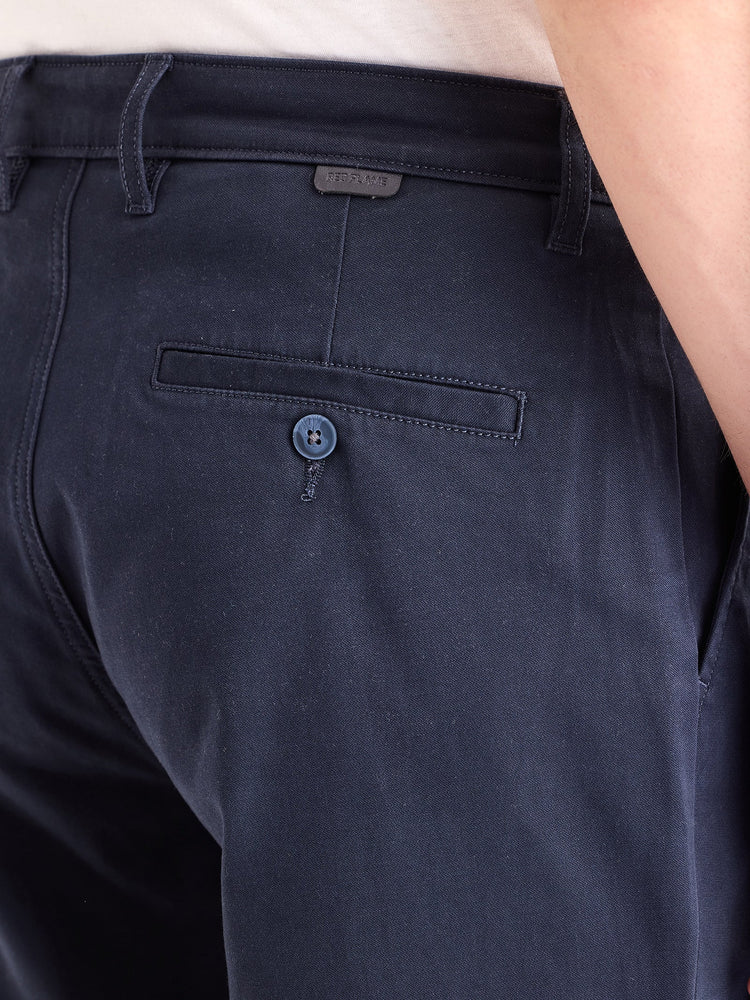 Navy Stretch Relax Fit Trouser