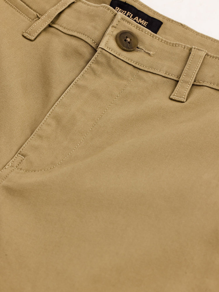Khaki Stretch Skinny Fit Trouser