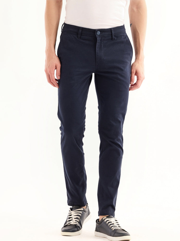 Navy Stretch Skinny Fit Trouser