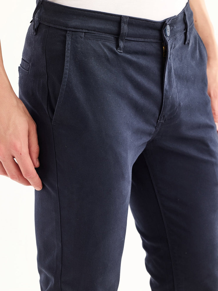 Navy Stretch Skinny Fit Trouser