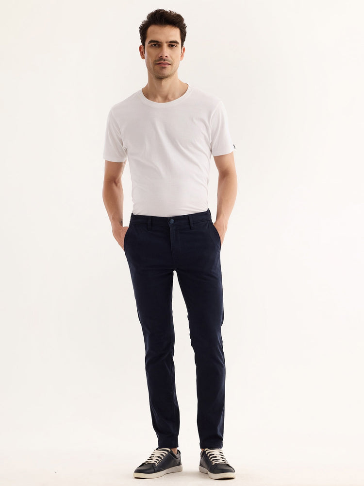 Navy Stretch Skinny Fit Trouser