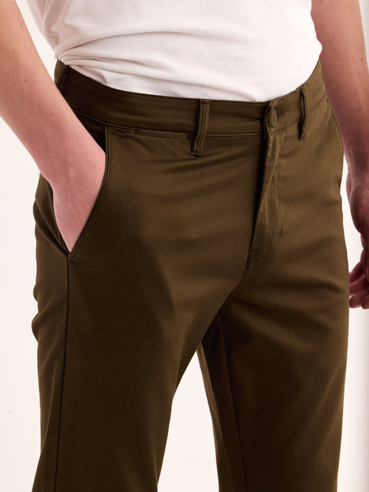 Olive Stretch Skinny Fit Trouser