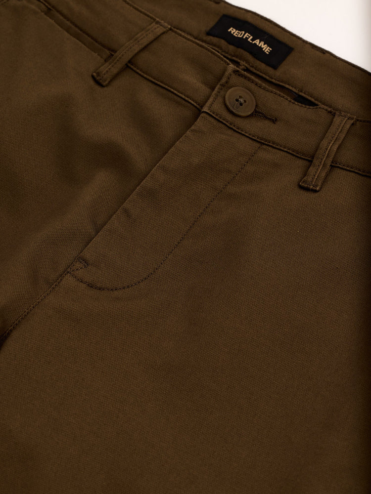 Olive Stretch Skinny Fit Trouser