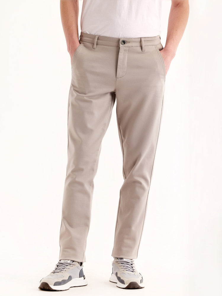 Grey Stretch Slim Fit Trouser