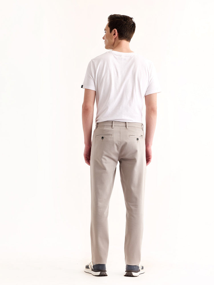 Grey Stretch Slim Fit Trouser