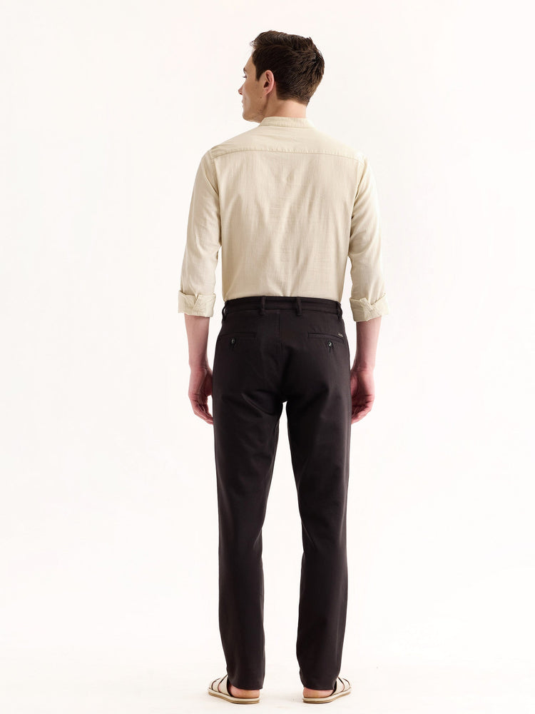 Grey Stretch Slim Fit Trouser