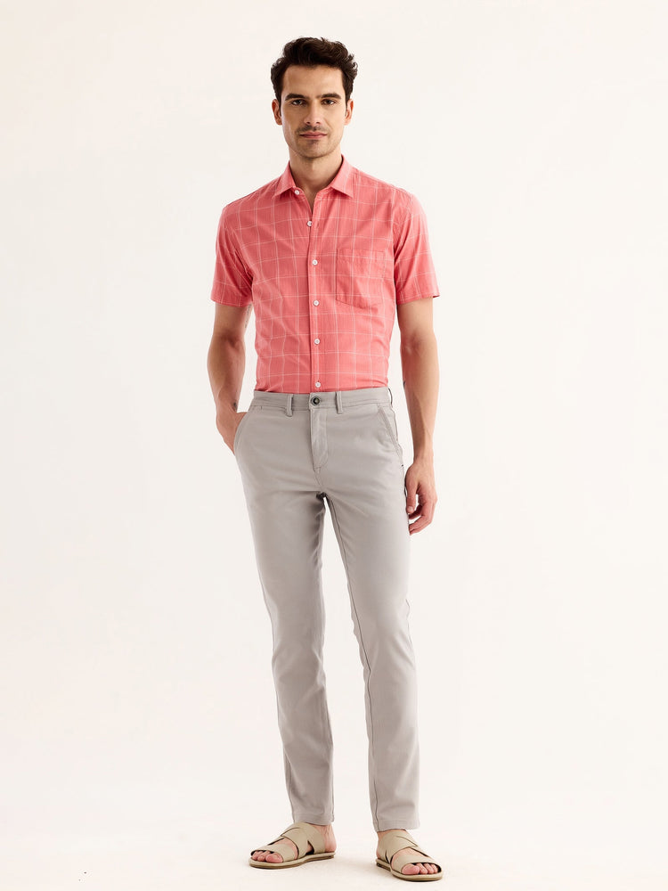 Grey Stretch Slim Fit Trouser