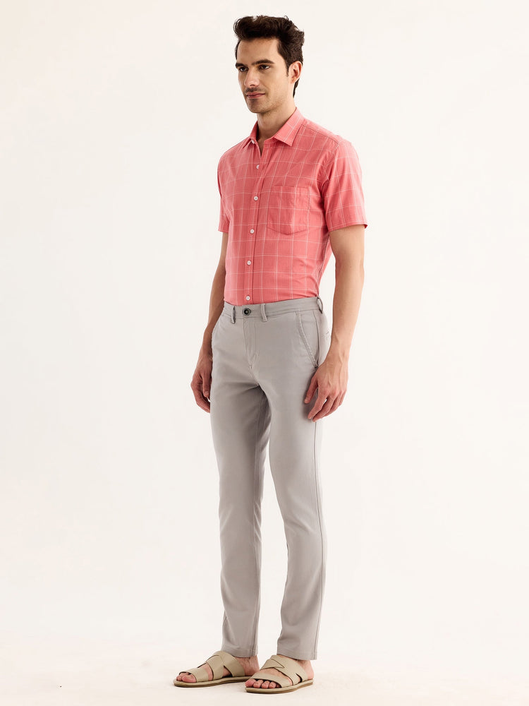 Grey Stretch Slim Fit Trouser