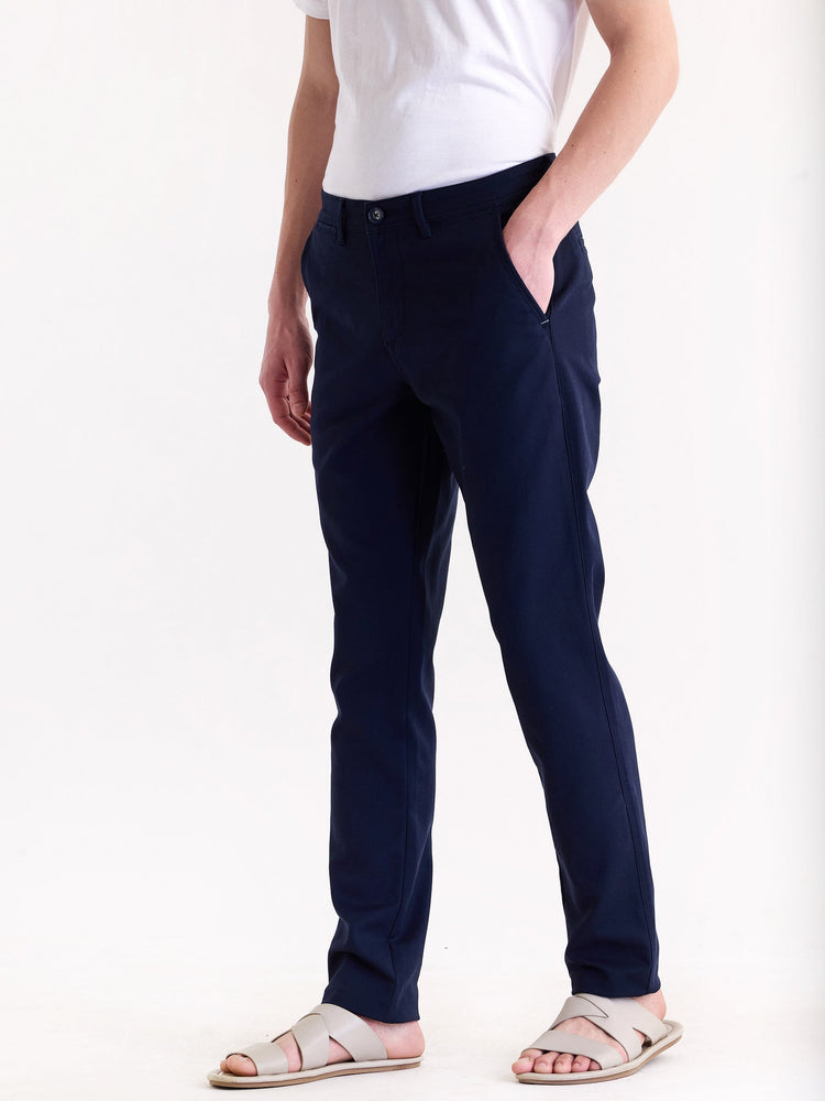 Navy Stretch Slim Fit Trouser