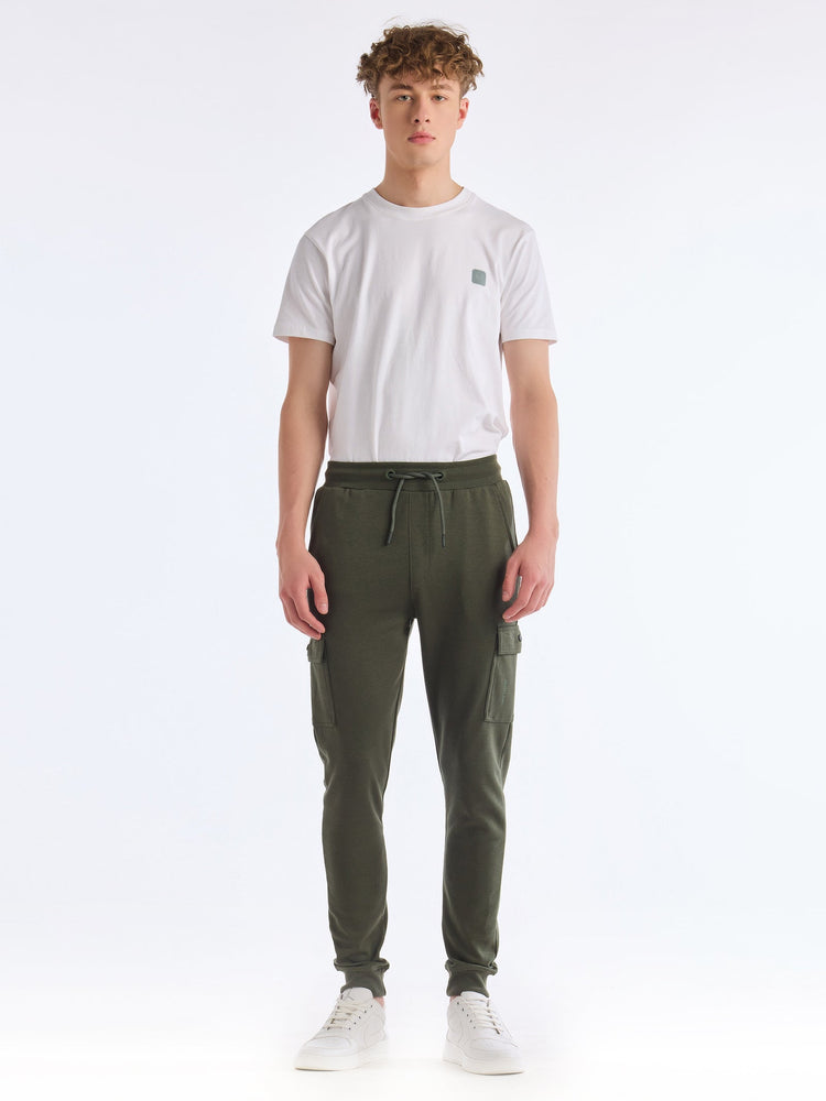 Green Solid Regular Fit Jogger