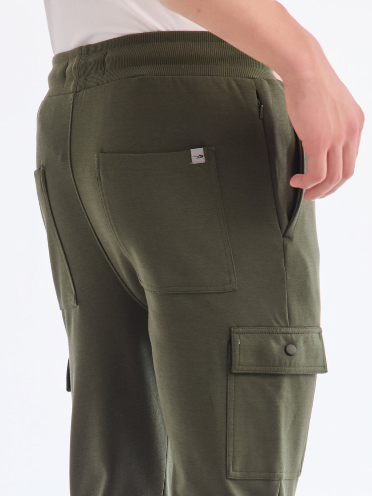 Green Solid Regular Fit Jogger