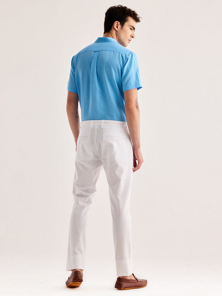 White Slim Fit Trouser