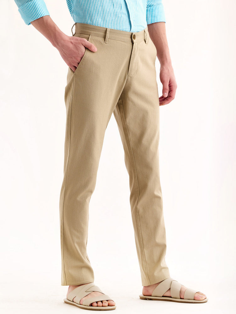 Khaki Slim Fit Trouser