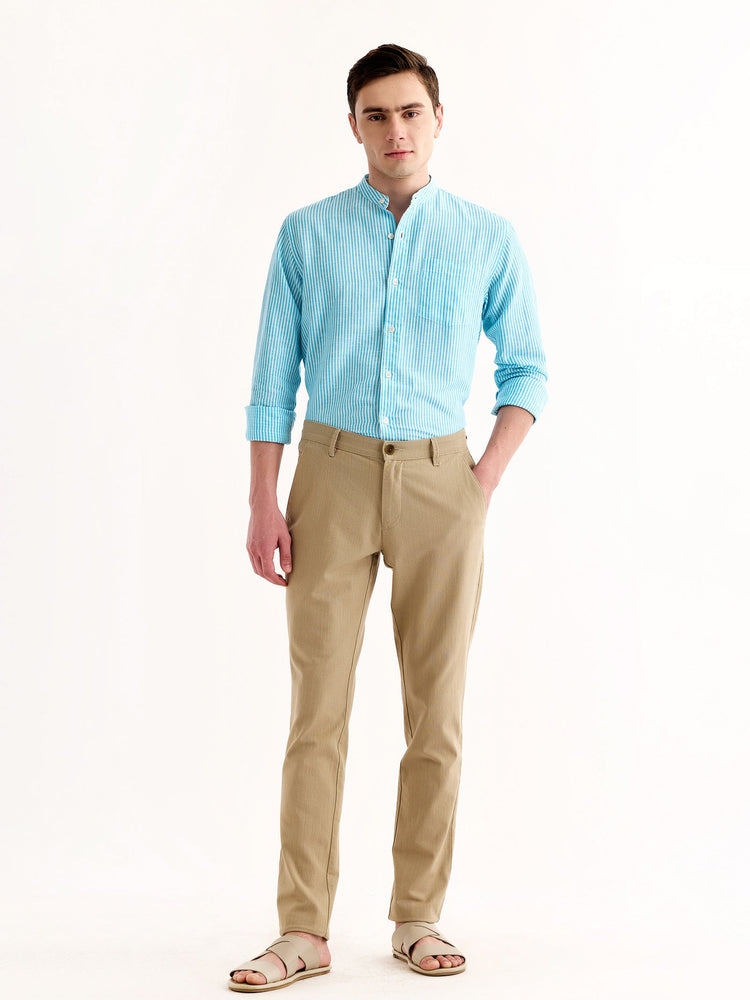 Khaki Slim Fit Trouser
