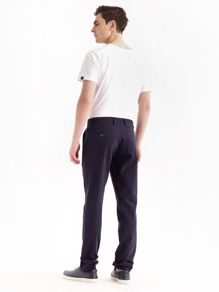 Navy Slim Fit Trouser