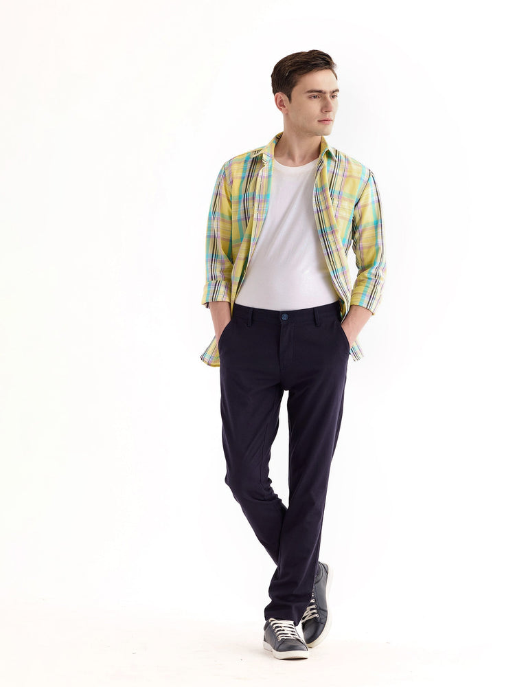 Navy Slim Fit Trouser