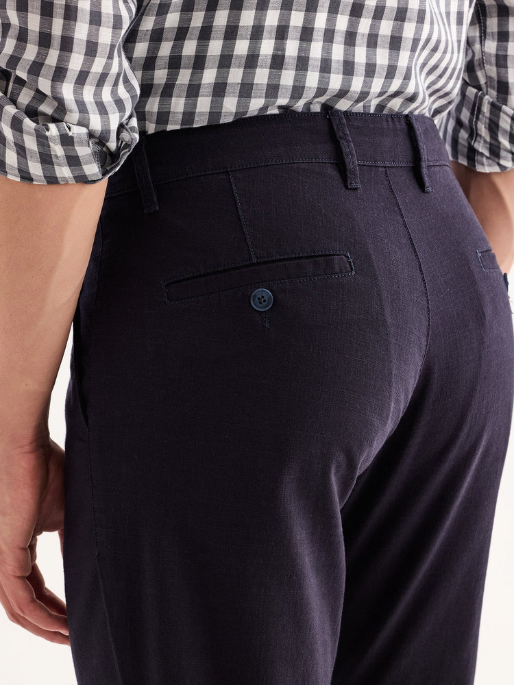 Navy Relax Fit Trouser