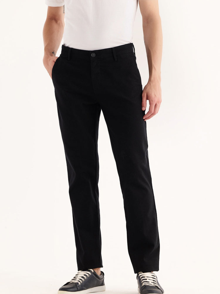 Black Relax Fit Trouser
