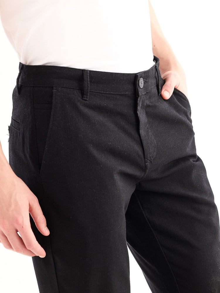 Black Relax Fit Trouser