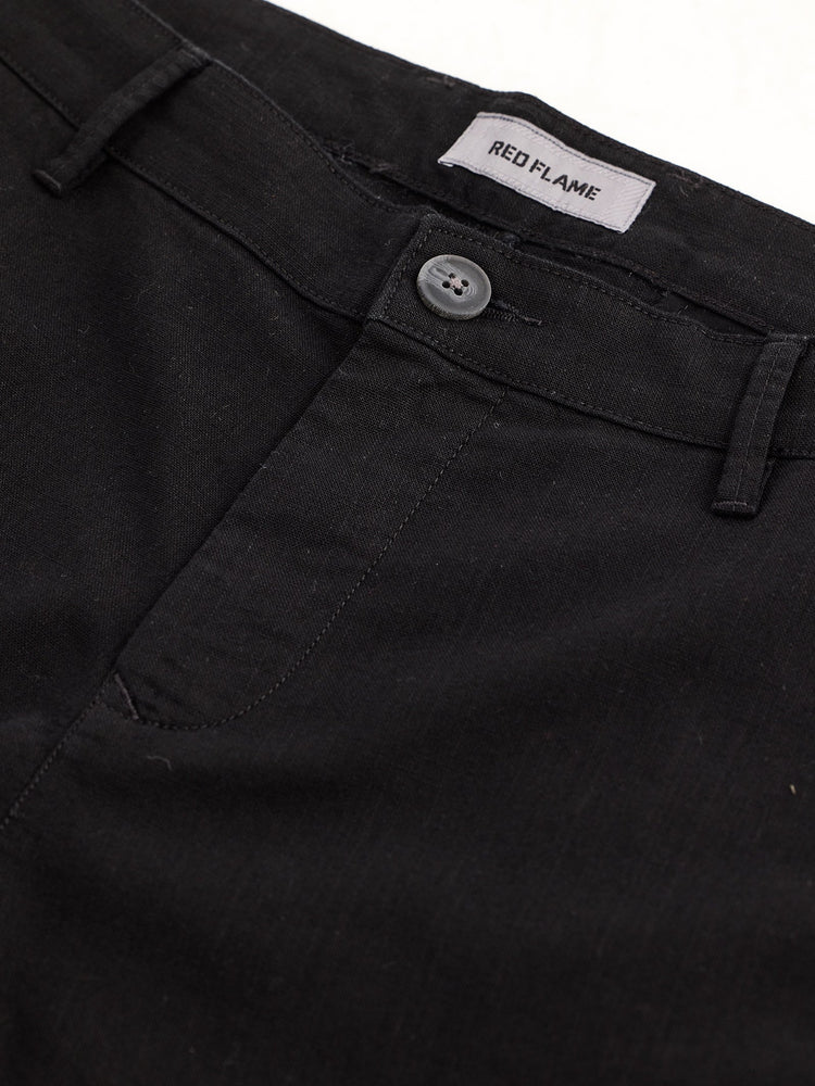 Black Relax Fit Trouser