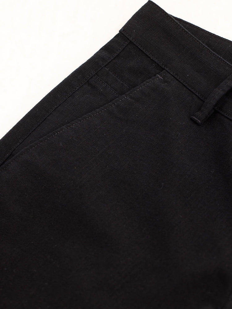 Black Relax Fit Trouser
