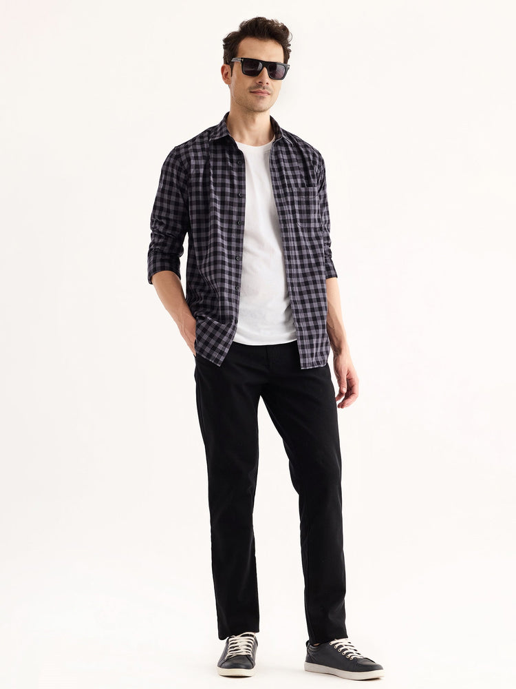 Black Relax Fit Trouser