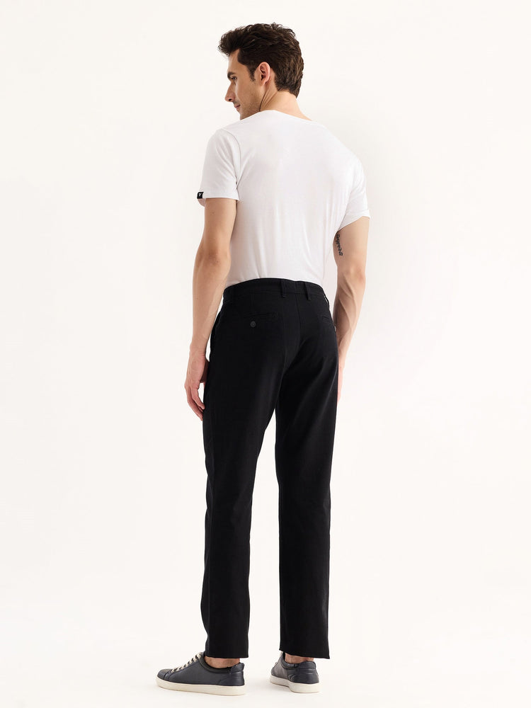 Black Relax Fit Trouser