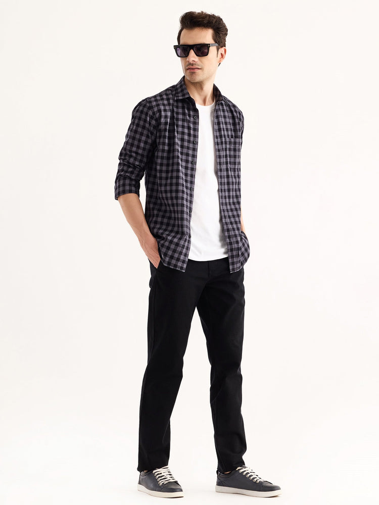 Black Relax Fit Trouser