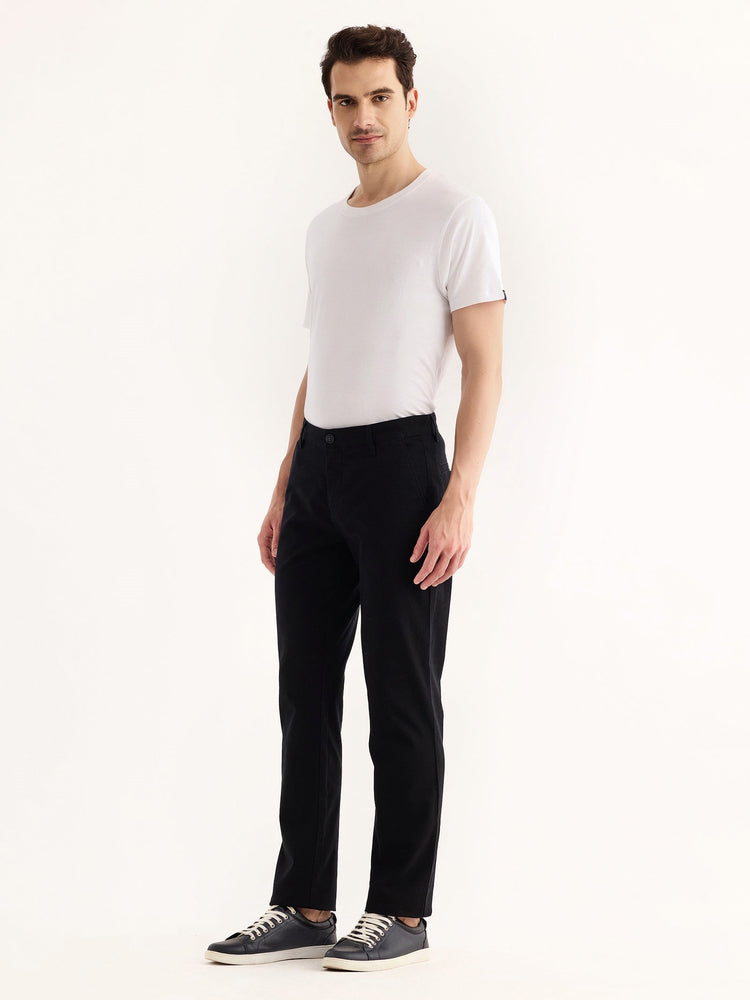 Black Relax Fit Trouser
