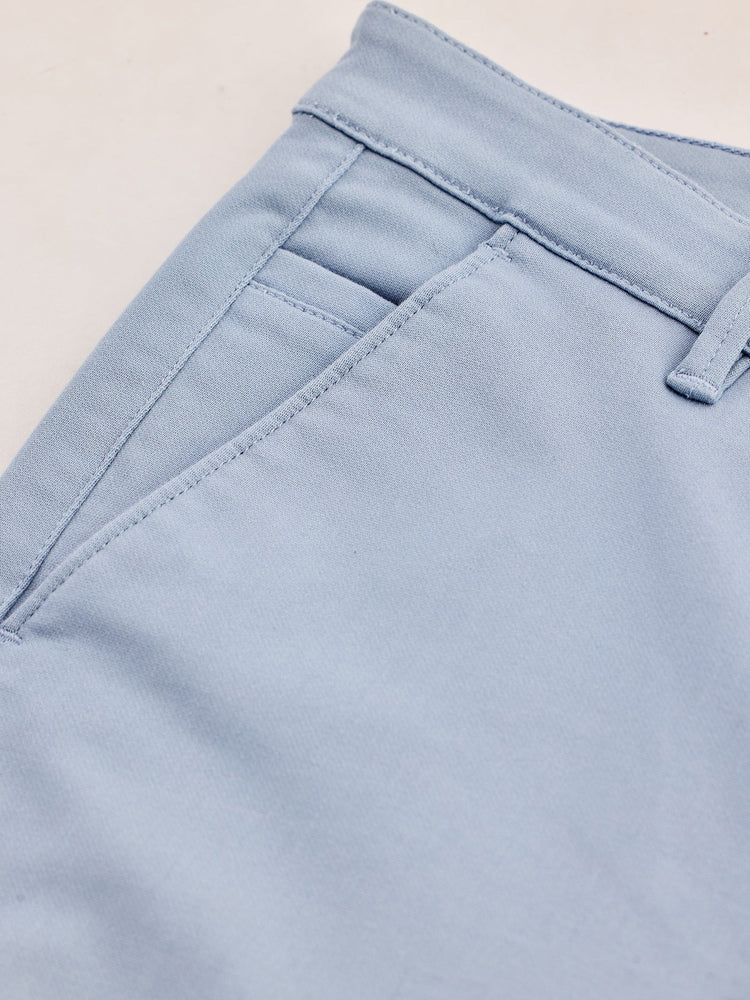 Blue Stretch Slim Fit Trouser
