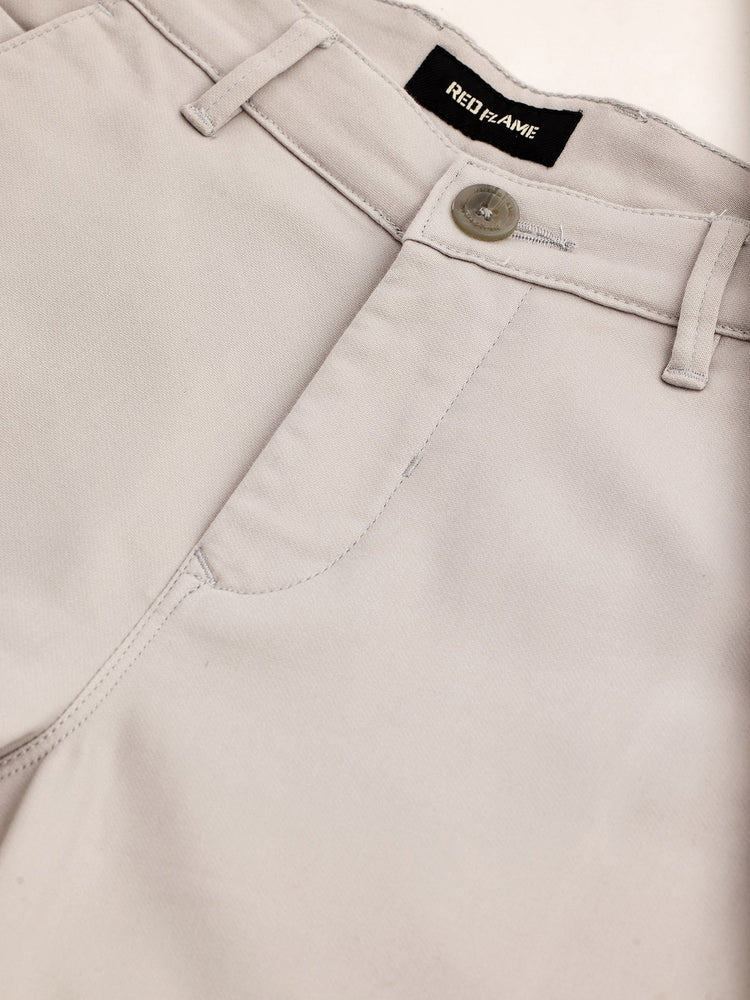 Grey Stretch Slim Fit Trouser