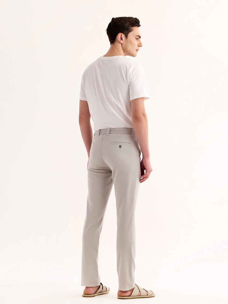 Grey Stretch Slim Fit Trouser