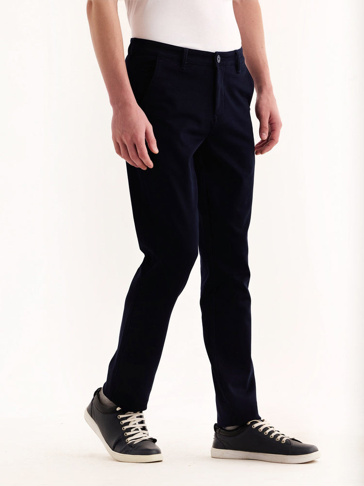Navy Stretch Slim Fit Trouser