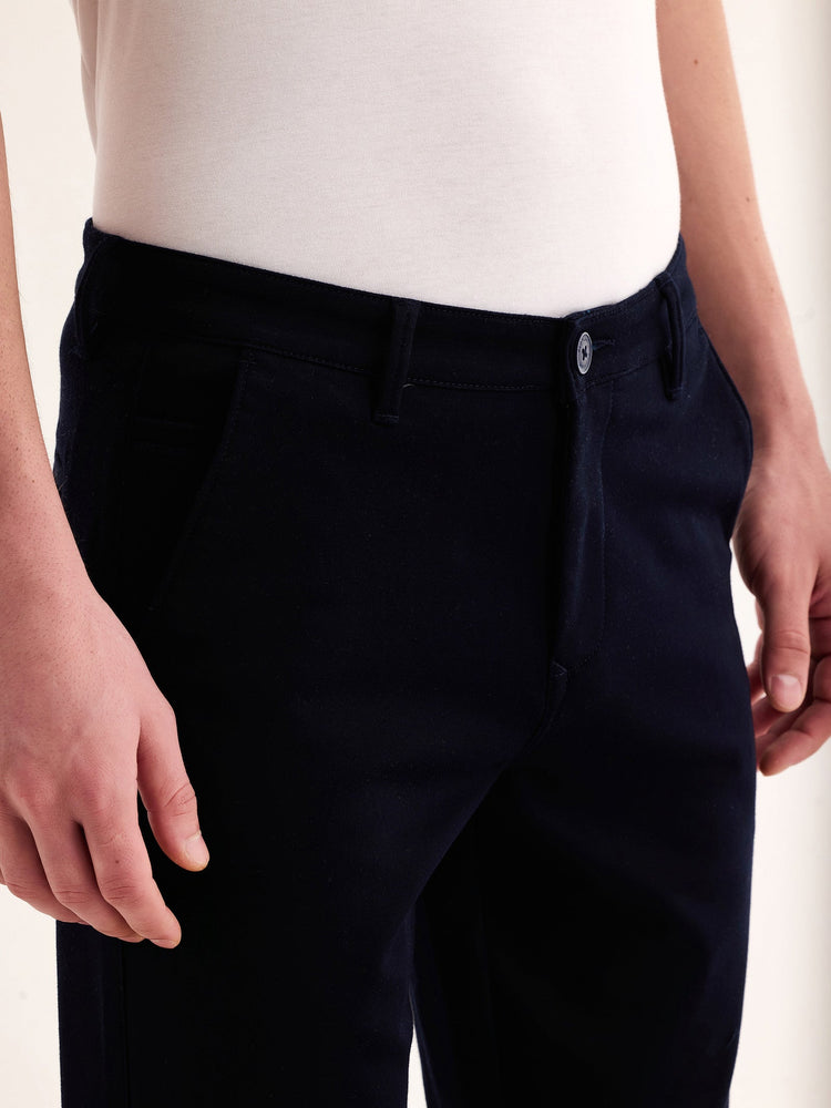 Navy Stretch Slim Fit Trouser