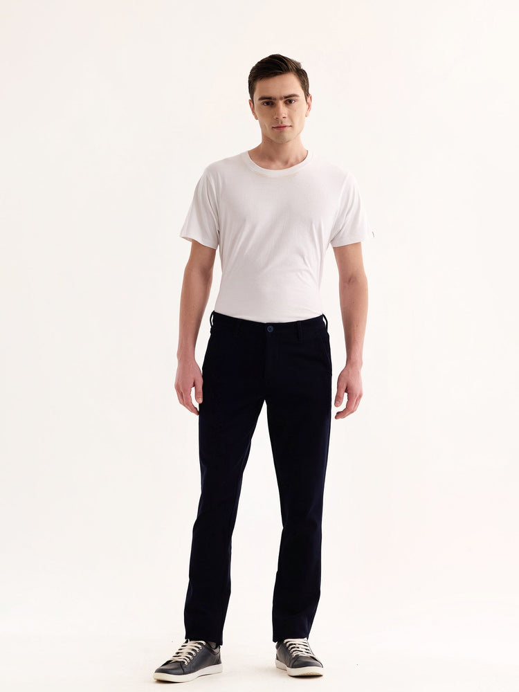 Navy Stretch Slim Fit Trouser