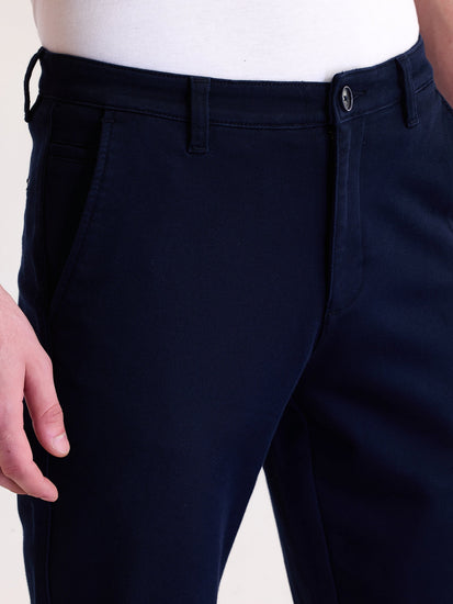 Navy Stretch Slim Fit Trouser