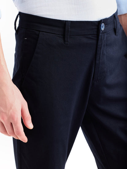 Navy Stretch Slim Fit Trouser